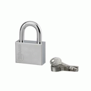 Cadenas à clé Disk, acier, chantier, anse acier, 50mm, 4 clés - THIRARD - gris 3150260955163 Cadenas à clé Disk, acier, chantier, anse acier, 50mm, 4 clés - THIRARD - gris 3150260955163