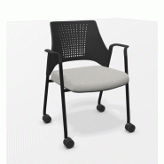 Chaise "MOMO" - Roulettes