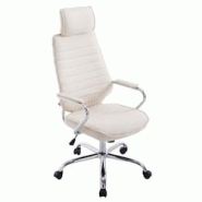 CLP Fauteuil de bureau Rako tissu Crème - beige textile 191625004 CLP Fauteuil de bureau Rako tissu Crème - beige textile 191625004