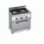 Cuisinière gaz 2 feux sur four gaz g6f2p9+t