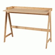 Helloshop26 - Bureau table poste de travail 123 x 53 x 80 cm bambou naturel 03_0009055 - Bambou 3000224487585