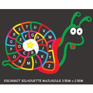 Jeux thermocollés - Escargot alphabet majuscule - Référence BTJT03 Jeux thermocollés - Escargot alphabet majuscule - Référence BTJT03