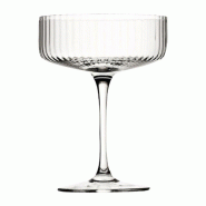 Lot de 6 coupes à bord droit 290 ml en verre, HAYWORTH