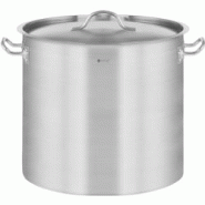 Royal Catering - Royal Catering Casserole Induction Fond Rapporté Sandwich Triple (17 L, Ø 28 cm, Avec Couvercle, Inox Aluminium, Poignées Cool - 4