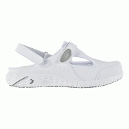 Safety Jogger - Chaussures de travail basses pour femmes antidérapantes respirantes et végan spécial restauration CARLY blanc OB Blanc Taille 36 -