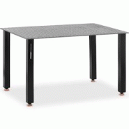 Stamos Welding Group - Stamos Welding Group SWG-TABLE15016PRO+ Table de soudage, 200 kg, 150 x 100 cm, plaque perforée, table de soudage, réglable e