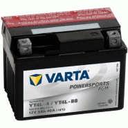 Varta batterie de moto powersports agm yt4l-4 / yt4l-bs 401540