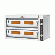 Four à pizza professionnel 2 chambres 12 pizzas profondeur 940 mm c... - PTK2D