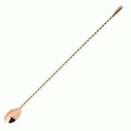 Genware Cuillère à Mélange Teardrop Cuivre 35cm - cuivre inox SPN-14-C
