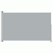 Helloshop26 - Auvent latéral rétractable de patio 180 x 300 cm gris 02_0007326 - gris acier 3000388247766