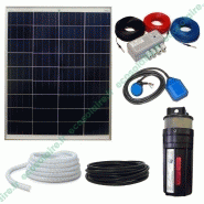 Kit pompe solaire immergée Shurflo 80W 12V - Ecosolaire