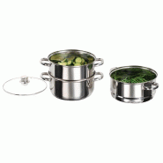LIVOO Cuit-vapeur 24cm mep121 - argenté 3523930088919