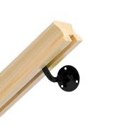 Pack de main courante prÊt À poser prokit en bois 2 m