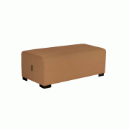 Pouf 2 places terre de sienne Pouf 2 places terre de sienne