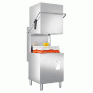 Vaiotec Lave-vaisselle à capot EASYLINE 50x50 / 400 volts - Modèle : VT-EX HW54 DRD, 630 x 750 mm - 12123