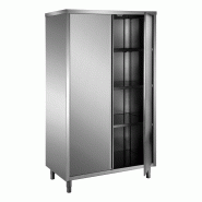 Armoires inox avec 2 portes battantes 1200x700 AISI 304 - inox 4017337061983