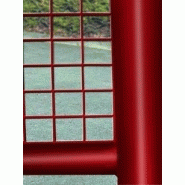 Barrière Trio Grillagée - Protection intense - Grillage à maille carrée - 1572 mm - Réf. : 206185 Barrière Trio Grillagée - Protection intense - Grillage à maille carrée - 1572 mm - Réf. : 206185