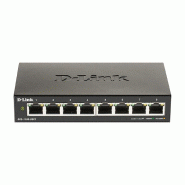 D-Link DGS-1100-08V2 8-Port Gigabit Smart Switch - noir DGS-1100-08V2/E