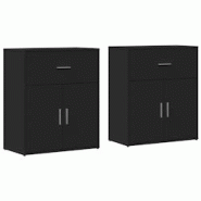 Helloshop26 - Buffet bahut commode armoire meuble de rangement organisateur cuisine salle de séjour salons lot de 2 60 x 31 x 70 cm 02_0036912 - 3000 Helloshop26 - Buffet bahut commode armoire meuble de rangement organisateur cuisine salle de séjour salons lot de 2 60 x 31 x 70 cm 02_0036912 - 3000