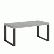 Itamoby Table extensible 90x90/246 cm Tecno Premium Cemento - gris 8050598301067