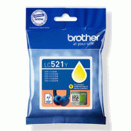 LC521Y Cartouche d'encre originale Brother - Jaune