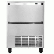 Machine à glaçons pleins cubiques 99 kg/24h - stockage 35 kg