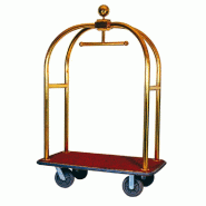 Porte valises de luxe avec coupole en laiton 113,5x62,5x190cm