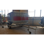 Remorque porte-barrières  pour les municipalités