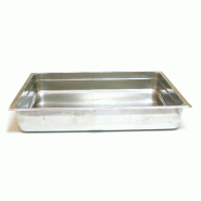 Sammic Bac Gastronorm 2/1 en acier inoxydable 18/10, dimensions 530 x 650 x 100 mm, capacité 28 litres, pour usage professionnel CHR | Maxima - inox