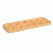 San Ignacio KINVARA - Boîte à œufs en bambou pour 12 œufs 30x11 cm - marron Bambou SANR288