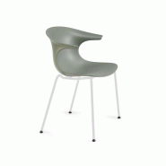 Lot de 6 chaises polyvalentes Loop Mono empilable par 7 Lot de 6 chaises polyvalentes Loop Mono empilable par 7