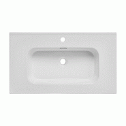 STELLAMEUBLES Vasque 90cm GO encastrable blanche céramique - 3667335108749