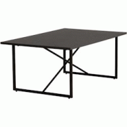 Table basse 110 x 70 cm Pryor Venture Home - noir 7340206963871 Table basse 110 x 70 cm Pryor Venture Home - noir 7340206963871
