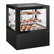 Vitrine à pâtisserie réfrigérée 1610 mm - LED et 2 étagères