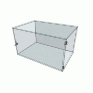 5 fasc 60/40 vitrine à clé plexiglas