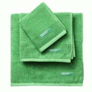 Benetton - Lot 3pcs Serviettes de Bain (30x50 + 50x90 + 70x140cm) 450GSM 100% Coton Vert - vert BE744