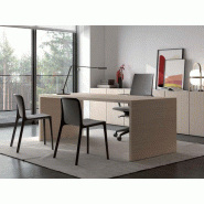 Bureau de direction Cubo grand format en placage de bois Bureau de direction Cubo grand format en placage de bois