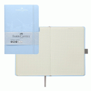 Faber-Castell 44358 - Carnet de notes DIN A5 bleu ciel, quadrillé, 100 g/m², 194 pages papier FSC-Mix, 145 x 210 mm - 4058411443585