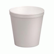 FHC ecolupack FHC - 500Pcs - Pot plastique PS blanc isotherme 500ml - FHC210FC16 FHC ecolupack FHC - 500Pcs - Pot plastique PS blanc isotherme 500ml - FHC210FC16