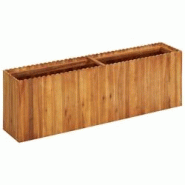 Helloshop26 - Jardinière lit surélevé plantes fleurs jardin 150 x 30 x 50 cm bois massif d'acacia 02_0000999 - 3000073391538 Helloshop26 - Jardinière lit surélevé plantes fleurs jardin 150 x 30 x 50 cm bois massif d'acacia 02_0000999 - 3000073391538