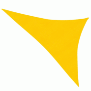Helloshop26 - Voile toile d'ombrage parasol 160 g/m² PEHD 3 x 4 x 5 m jaune 02_0009128 - jaune 3000488347762