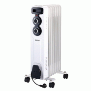 LIVOO Radiateur Bain D'huile 1500w Blanc DOM540 - blanc 3523930113826