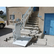 Plateforme pmr monte escalier - securacces - plateforme pmr monte escalier droit