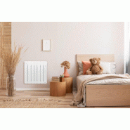 Radiateur connecté gain de place Ingénio 4 vertical 1500W Blanc mat - Thermor - 429354_0