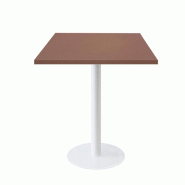 RestooTab - Table Rome blanc 60x60cm rosso jaipur fenix - rouge Bois manufacturé TB-ROM1-6060M-ROSS.J
