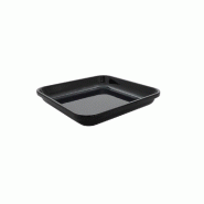 Schneider - Plateau et plateaux d’exposition, mélamine, noir, 280 x 280 x 43 mm, PU : 24 pièces - noir plastique 227136
