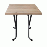 Stamp Reverdy table variation 60x60 light oak 4680 /pied gris martele - multicolore multi-matériau 3661365003500 Stamp Reverdy table variation 60x60 light oak 4680 /pied gris martele - multicolore multi-matériau 3661365003500