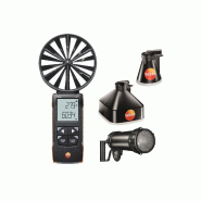 Testo 417 Kit 2 - Anémomètre à hélice 100 mm avec cônes de mesure et redresseur de flux