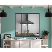 Verrière d'intérieur en aluminium - optimum - produit : 1150 x 1196 mm Verrière d'intérieur en aluminium - optimum - produit : 1150 x 1196 mm