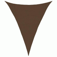 VidaXL Voile d'ombrage 160 g/m² Marron 3x4x4 m PEHD Modèle Terrasse Beta - marron 311805